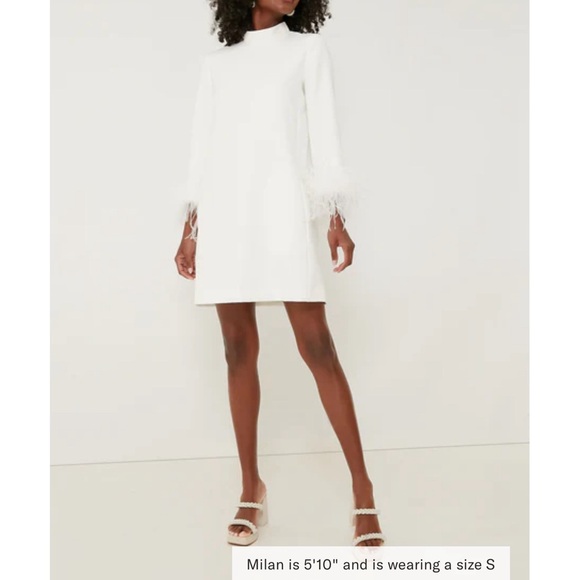 TUCKERNUCK White Feather Mod Ellie Dress - Picture 1 of 11